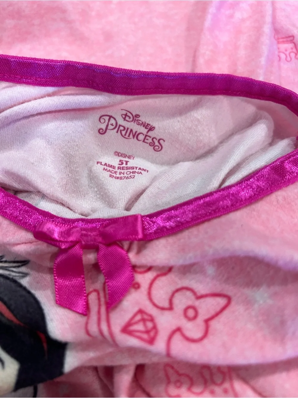 Disney Princess gown and PJ set size 5